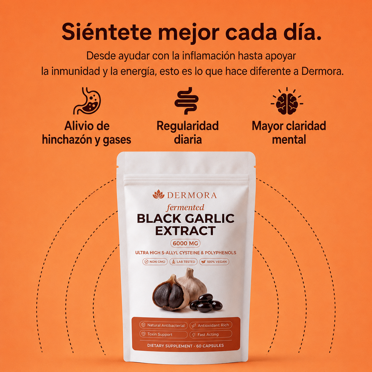 capsulas de ajo fermentado