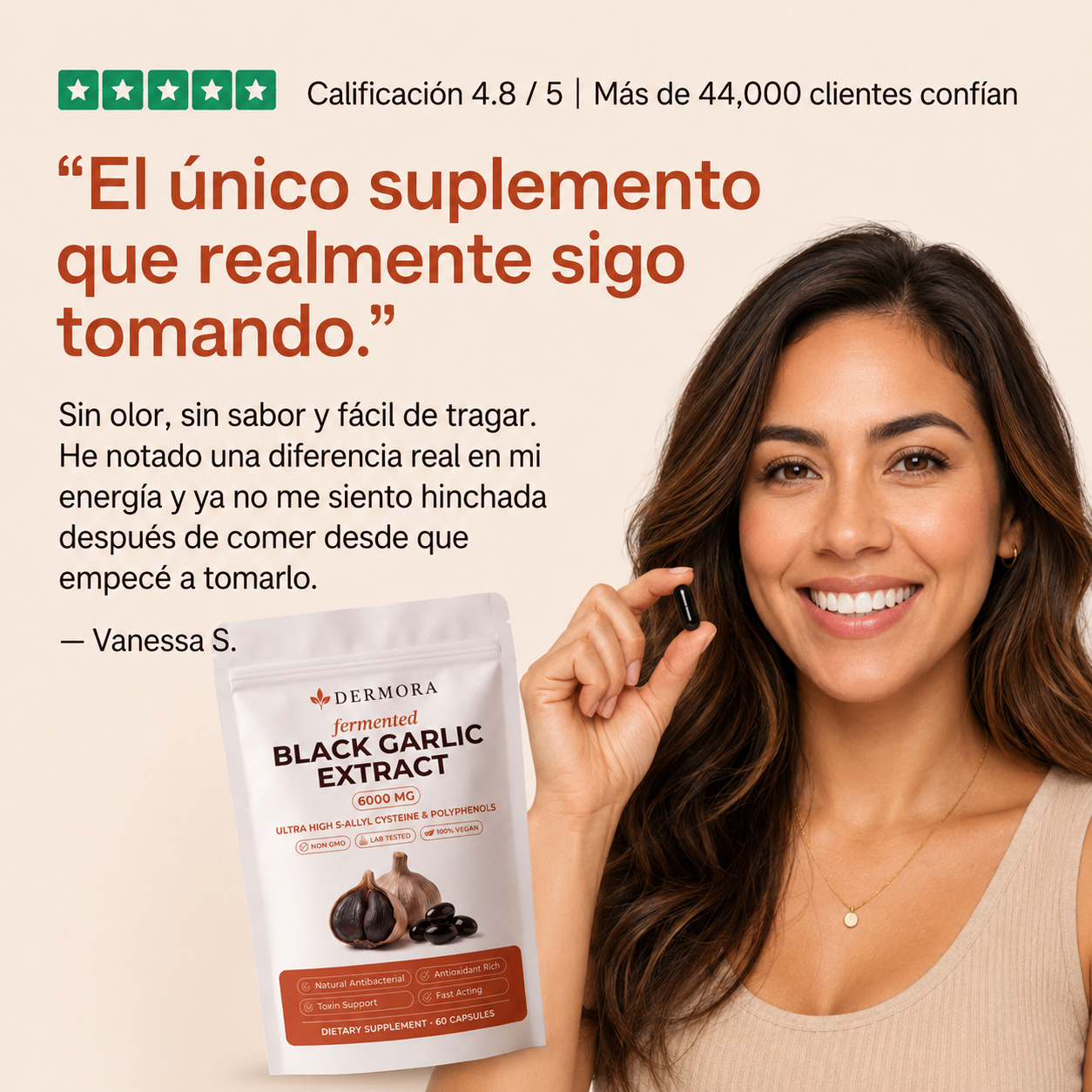 capsulas de ajo fermentado