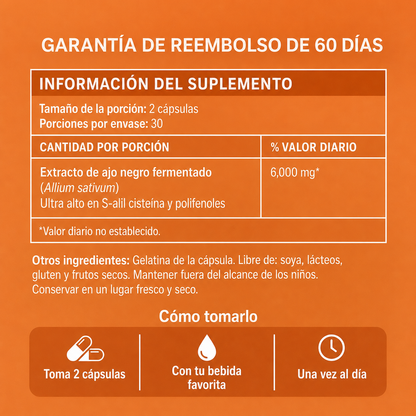 capsulas de ajo fermentado
