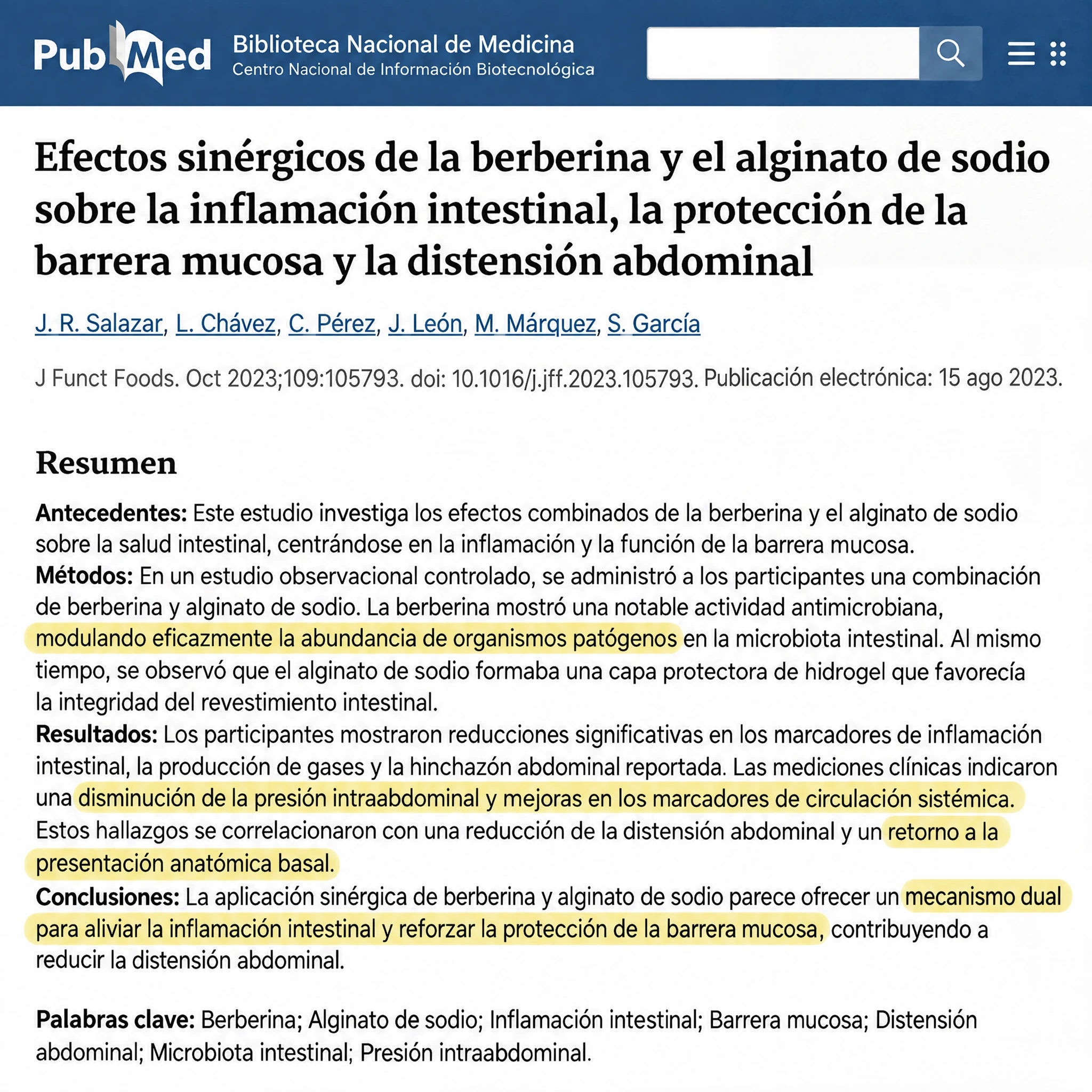 Documento de investigación presentado en el artículo original